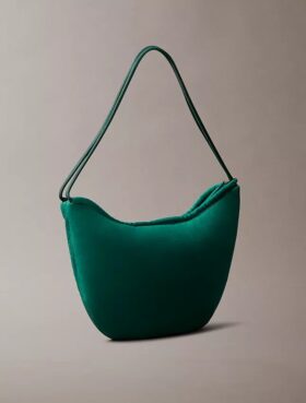 Borsa piccola a mezzaluna in nylon