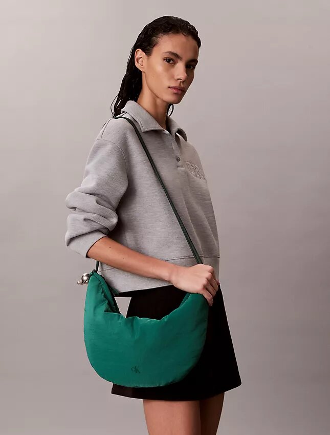 Borsa piccola a mezzaluna in nylon Borsa piccola a mezzaluna in nylon