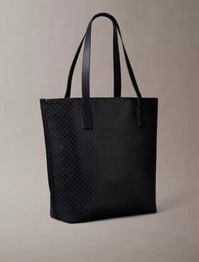 Borsa tote con logo a tutto campo