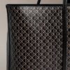 Borsa tote con logo emblema su tutta la superficie e tasca interna Borsa tote con logo emblema su tutta la superficie e tasca interna