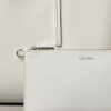 Borsa tote con logo emblema su tutta la superficie e tasca interna Borsa tote con logo emblema su tutta la superficie e tasca interna