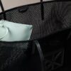 Borsa tote grande in rete con logo