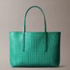 Borsa tote piccola con logo emblema su tutta la superficie e tasca interna Borsa tote piccola con logo emblema su tutta la superficie e tasca interna