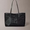 Borsa tote piccola in rete con logo Borsa tote piccola in rete con logo