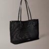 Borsa tote piccola in rete con logo Borsa tote piccola in rete con logo