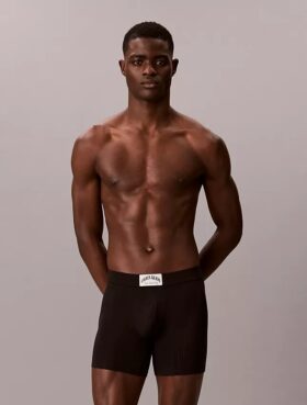 Boxer aderenti in cotone a costine Heritage