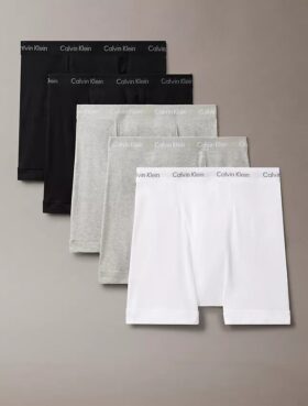 Boxer aderenti in cotone, confezione da 5