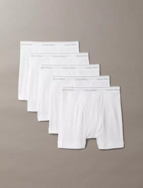 Boxer aderenti in cotone, confezione da 5