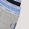 Boxer aderenti in cotone Cotton Stretch con Monogram per bambini, confezione da 3 Boxer aderenti in cotone Cotton Stretch con Monogram per bambini, confezione da 3