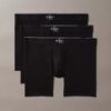 Boxer aderenti in cotone Cotton Stretch con monogramma grafico, confezione da 3