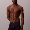 Boxer aderenti in cotone Cotton Stretch con monogramma grafico, confezione da 3