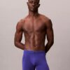 Boxer aderenti in cotone Cotton Stretch con monogramma grafico, confezione da 3 Boxer aderenti in cotone Cotton Stretch con monogramma grafico, confezione da 3