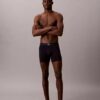 Boxer aderenti in cotone Cotton Stretch con monogramma grafico, confezione da 3