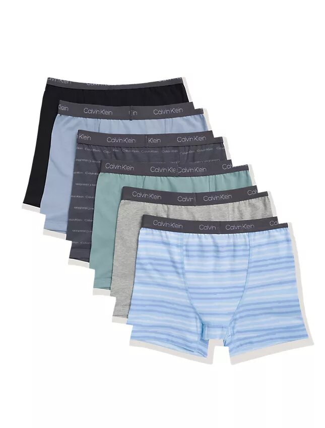 Boxer aderenti in cotone Cotton Stretch da bambino, confezione da 6 Boxer aderenti in cotone Cotton Stretch da bambino, confezione da 6