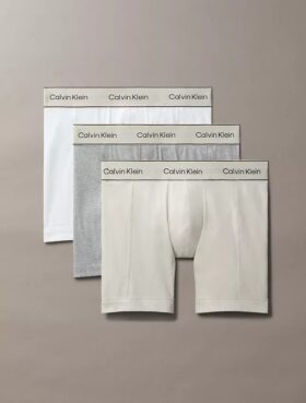 Boxer aderenti in cotone Cotton Stretch Heritage, confezione da 3