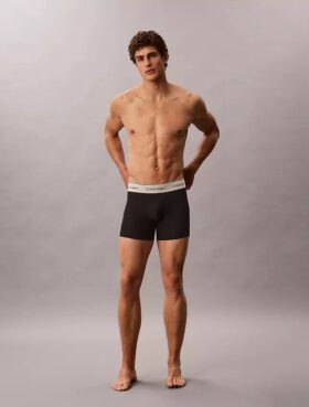 Boxer aderenti in cotone Cotton Stretch Heritage, confezione da 3