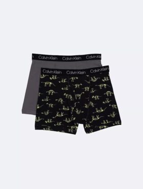 Boxer aderenti in cotone Cotton Stretch per bambini, confezione da 2