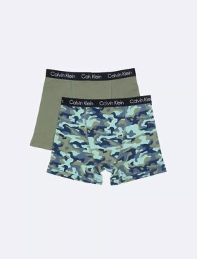 Boxer aderenti in cotone Cotton Stretch per bambini, confezione da 2