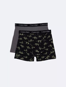 Boxer aderenti in cotone Cotton Stretch per bambini, confezione da 2