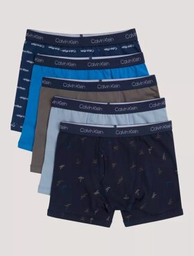 Boxer aderenti in cotone Cotton Stretch per bambini, confezione da 5