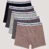 Boxer aderenti in cotone Cotton Stretch per bambini, confezione da 5 Boxer aderenti in cotone Cotton Stretch per bambini, confezione da 5