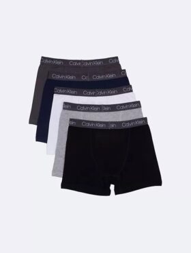 Boxer aderenti in cotone Cotton Stretch per bambini, confezione da 5