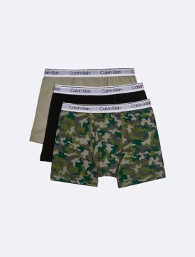 Boxer aderenti in cotone elasticizzato per bambini, confezione da 3