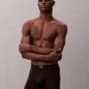 Boxer aderenti in microfibra con monogramma grafico