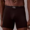 Boxer aderenti in microfibra con monogramma grafico