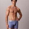 Boxer Brief in microfibra elasticizzata color acciaio Boxer Brief in microfibra elasticizzata color acciaio
