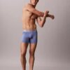 Boxer Brief in microfibra elasticizzata color acciaio Boxer Brief in microfibra elasticizzata color acciaio