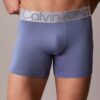 Boxer Brief in microfibra elasticizzata color acciaio Boxer Brief in microfibra elasticizzata color acciaio
