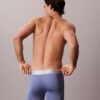 Boxer Brief in microfibra elasticizzata color acciaio Boxer Brief in microfibra elasticizzata color acciaio