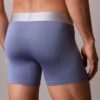 Boxer Brief in microfibra elasticizzata color acciaio Boxer Brief in microfibra elasticizzata color acciaio