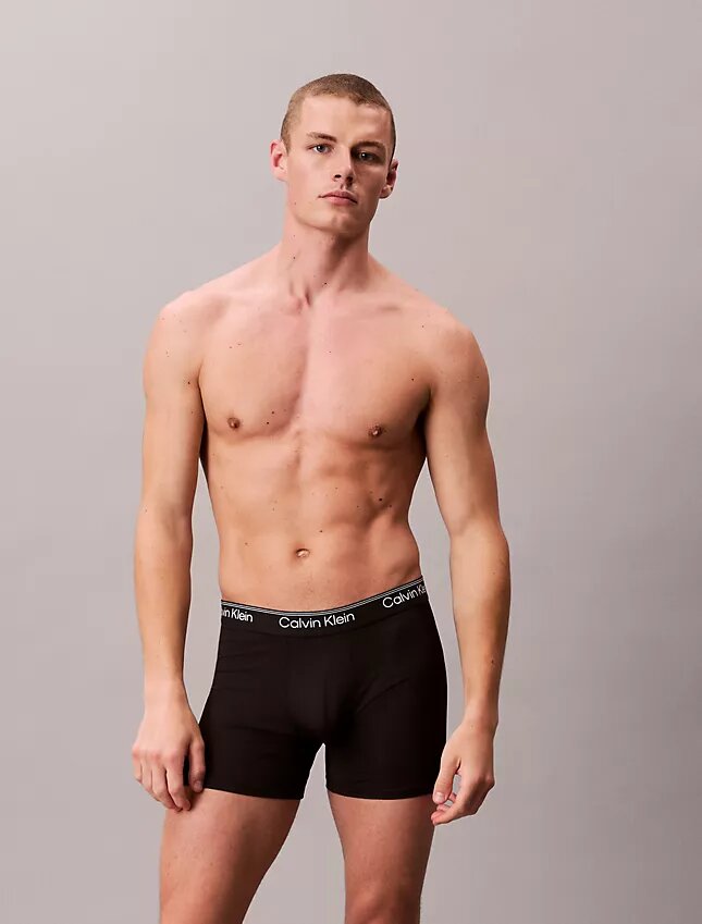 Boxer Brief in microfibra elasticizzata, confezione da 3 Boxer Brief in microfibra elasticizzata, confezione da 3