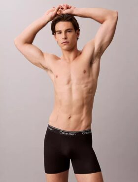 Boxer Brief in microfibra elasticizzata, confezione da 3