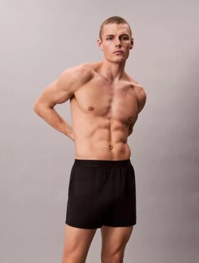 Boxer CK Black Lounge Slim in maglia