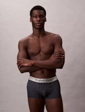 Boxer elasticizzato Low Rise Trunk in microfibra spazzolata