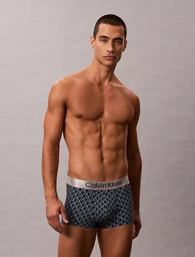 Boxer elasticizzato Low Rise Trunk in microfibra spazzolata Boxer elasticizzato Low Rise Trunk in microfibra spazzolata