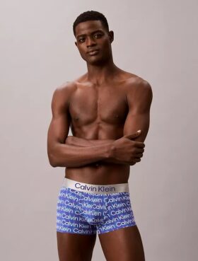 Boxer elasticizzato Low Rise Trunk in microfibra spazzolata