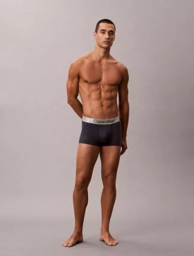 Boxer elasticizzato Low Rise Trunk in microfibra spazzolata