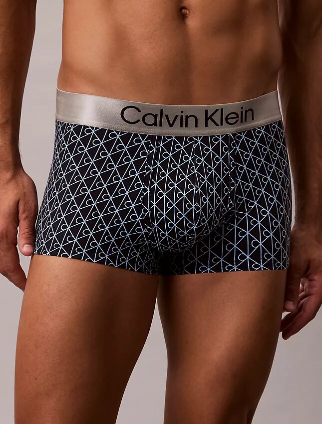 Boxer elasticizzato Low Rise Trunk in microfibra spazzolata Boxer elasticizzato Low Rise Trunk in microfibra spazzolata