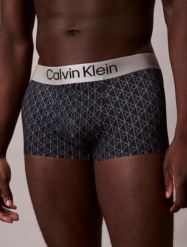Boxer elasticizzato Low Rise Trunk in microfibra spazzolata Boxer elasticizzato Low Rise Trunk in microfibra spazzolata