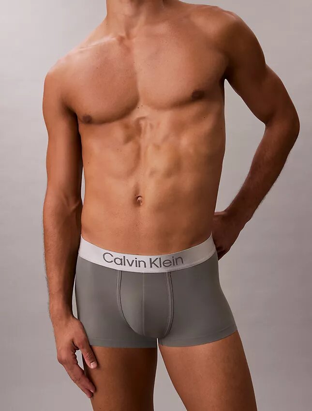 Boxer elasticizzato Low Rise Trunk in microfibra spazzolata Boxer elasticizzato Low Rise Trunk in microfibra spazzolata