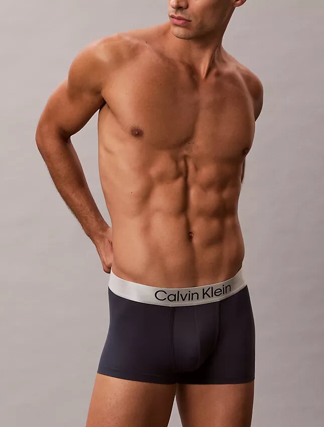 Boxer elasticizzato Low Rise Trunk in microfibra spazzolata Boxer elasticizzato Low Rise Trunk in microfibra spazzolata