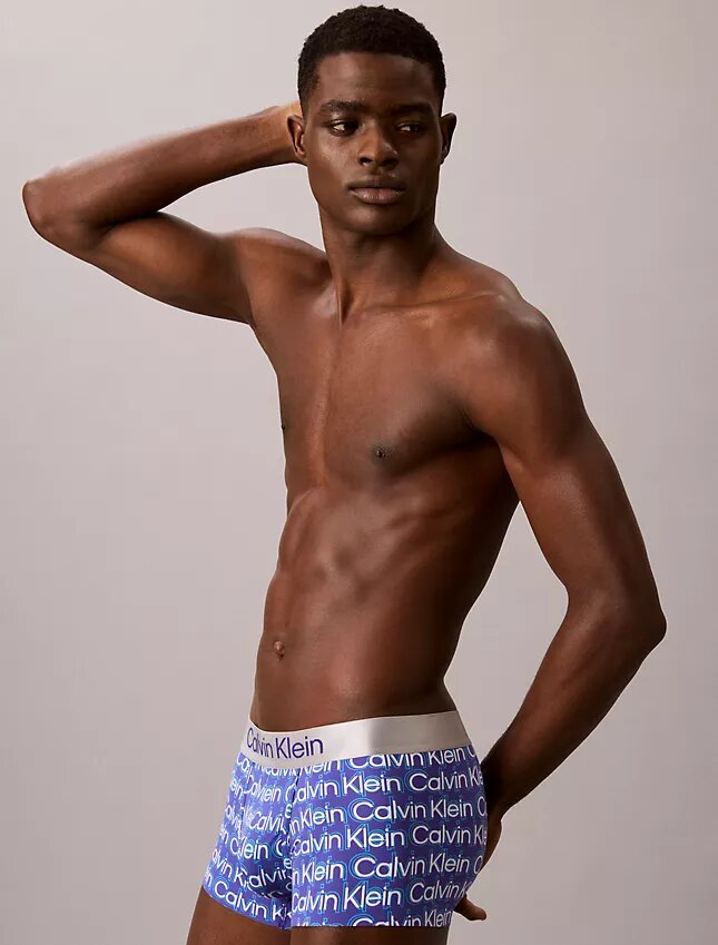 Boxer elasticizzato Low Rise Trunk in microfibra spazzolata Boxer elasticizzato Low Rise Trunk in microfibra spazzolata