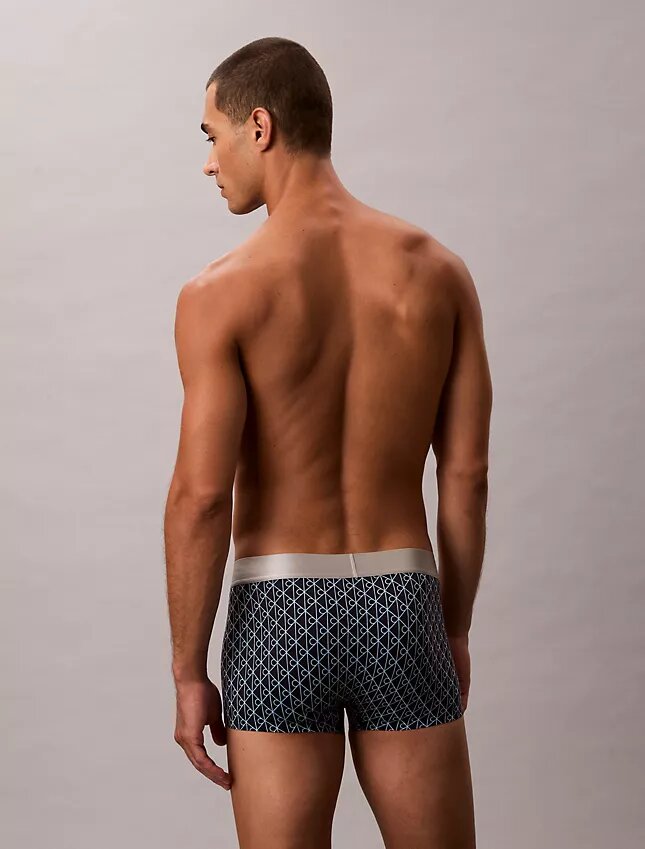 Boxer elasticizzato Low Rise Trunk in microfibra spazzolata Boxer elasticizzato Low Rise Trunk in microfibra spazzolata