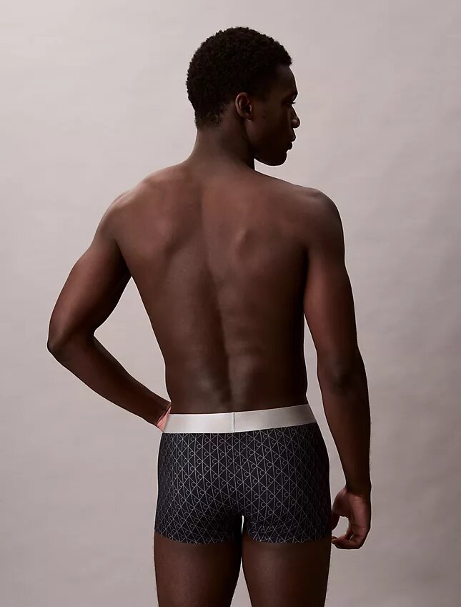 Boxer elasticizzato Low Rise Trunk in microfibra spazzolata Boxer elasticizzato Low Rise Trunk in microfibra spazzolata
