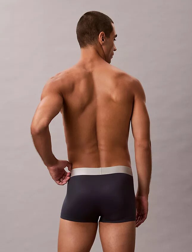 Boxer elasticizzato Low Rise Trunk in microfibra spazzolata Boxer elasticizzato Low Rise Trunk in microfibra spazzolata