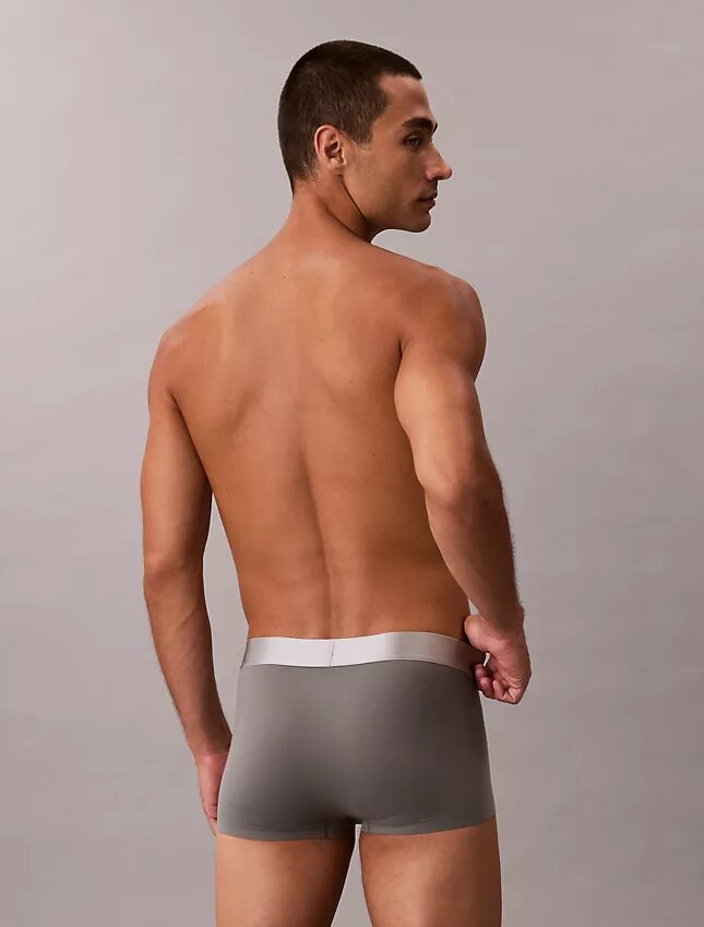Boxer elasticizzato Low Rise Trunk in microfibra spazzolata Boxer elasticizzato Low Rise Trunk in microfibra spazzolata